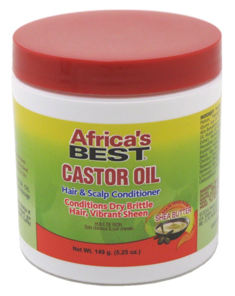 Africa'S Best Castor Oil 5.25 Oz (3 Pack) - Natural Hair & Skin Moisturizer, Softens & Strength