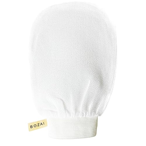 Spmktbozai Korean Exfoliating Mitts - Deep Body Scrubber For Dead Skin & Spray Tan Removal