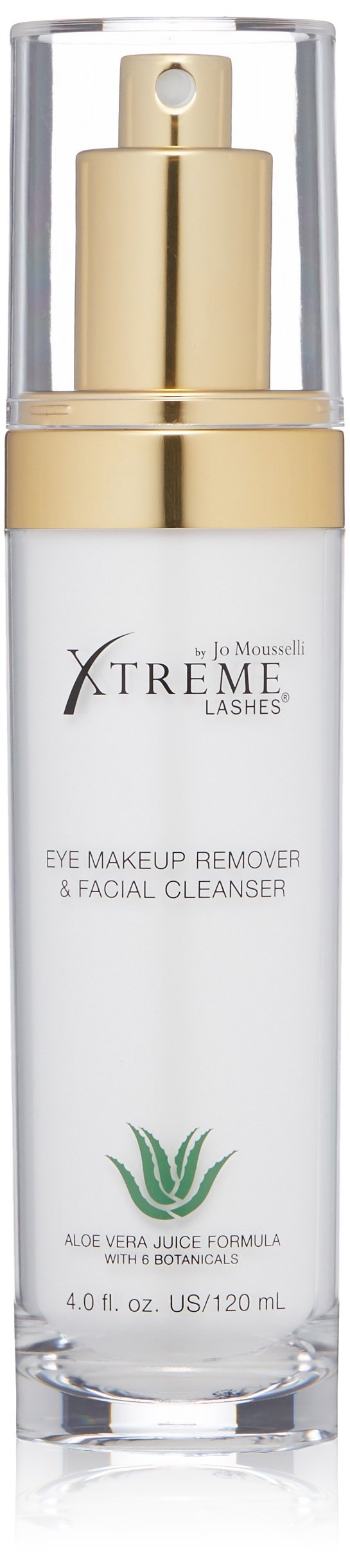 Xtreme Lashes Eye Makeup Remover & Facial Cleanser - 4 Fl Oz Lash Shampoo For Healthy Lashes