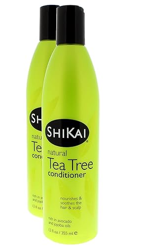 Shikai Natural Tea Tree Oil Conditioner With Peppermint, 12 Oz, Refreshing & Stimulating Hair Care