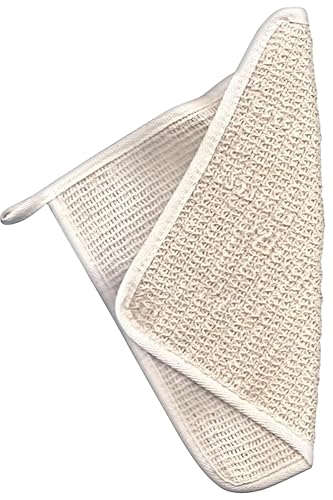 Aquasentials Exfoliating Sisal Cloths - 9X9 Inch, Pack Of 2, Gentle Skin Scrubbers