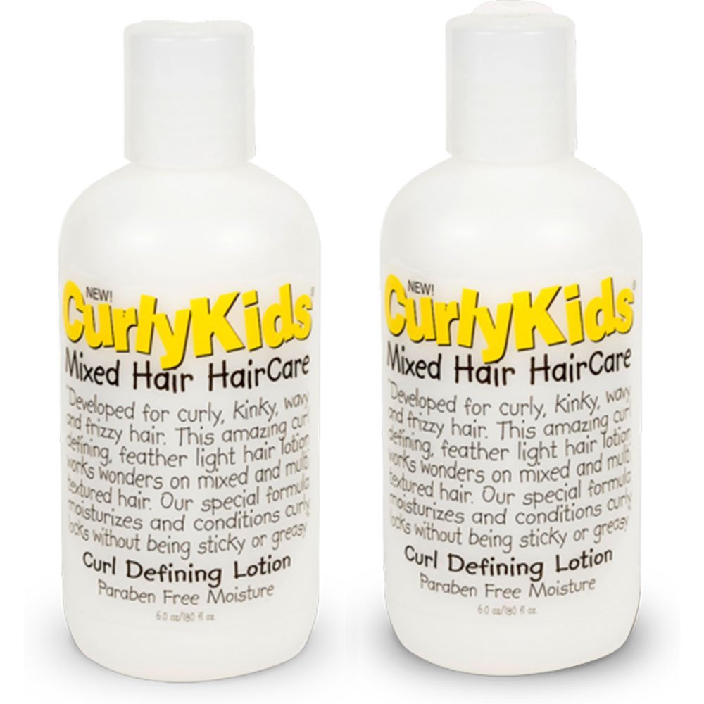 Curlykids Curl Defining Lotion - 6 Ounce, Pack Of 2 For Curly Hair Care And Definition