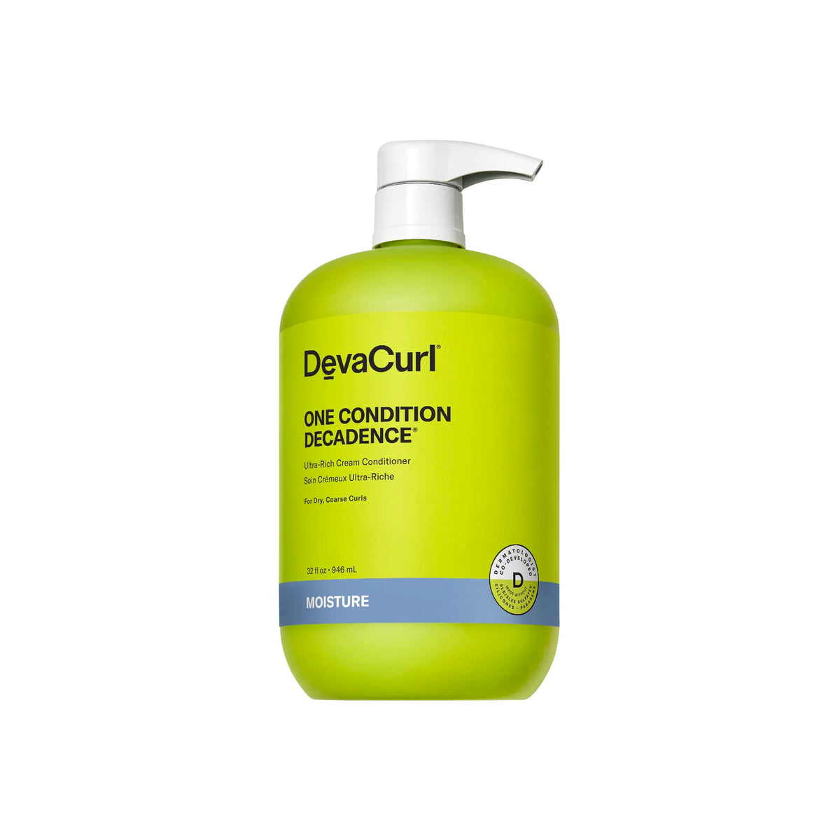 Devacurl One Condition Decadence Conditioner, Green Oasis, 32 Fl. Oz. - Ultra-Rich Hydration