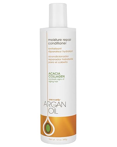 One 'n Only Argan Oil Moisture Repair Conditioner, 12 Fl Oz, Smooths & Detangles Damaged Hair