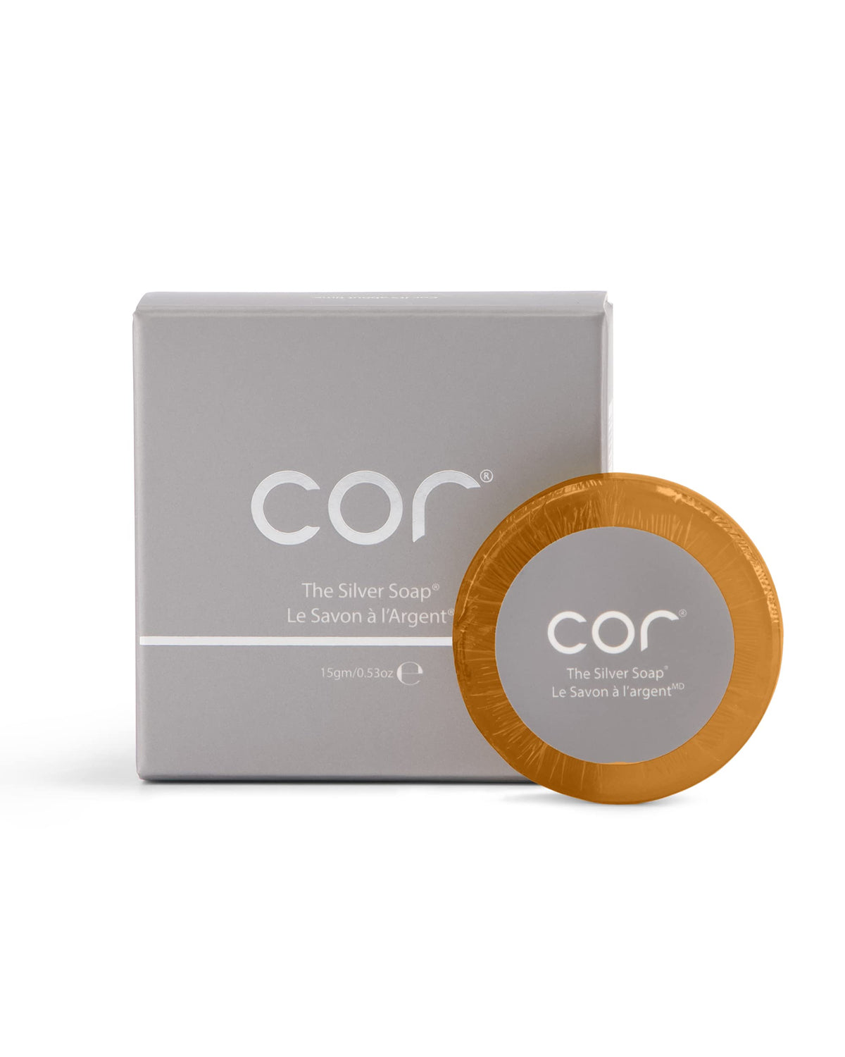 Cor Colloidal Silver Soap Bar - Hydrating, Deep Cleansing Face Soap For Sensitive, Acne-Prone Skin