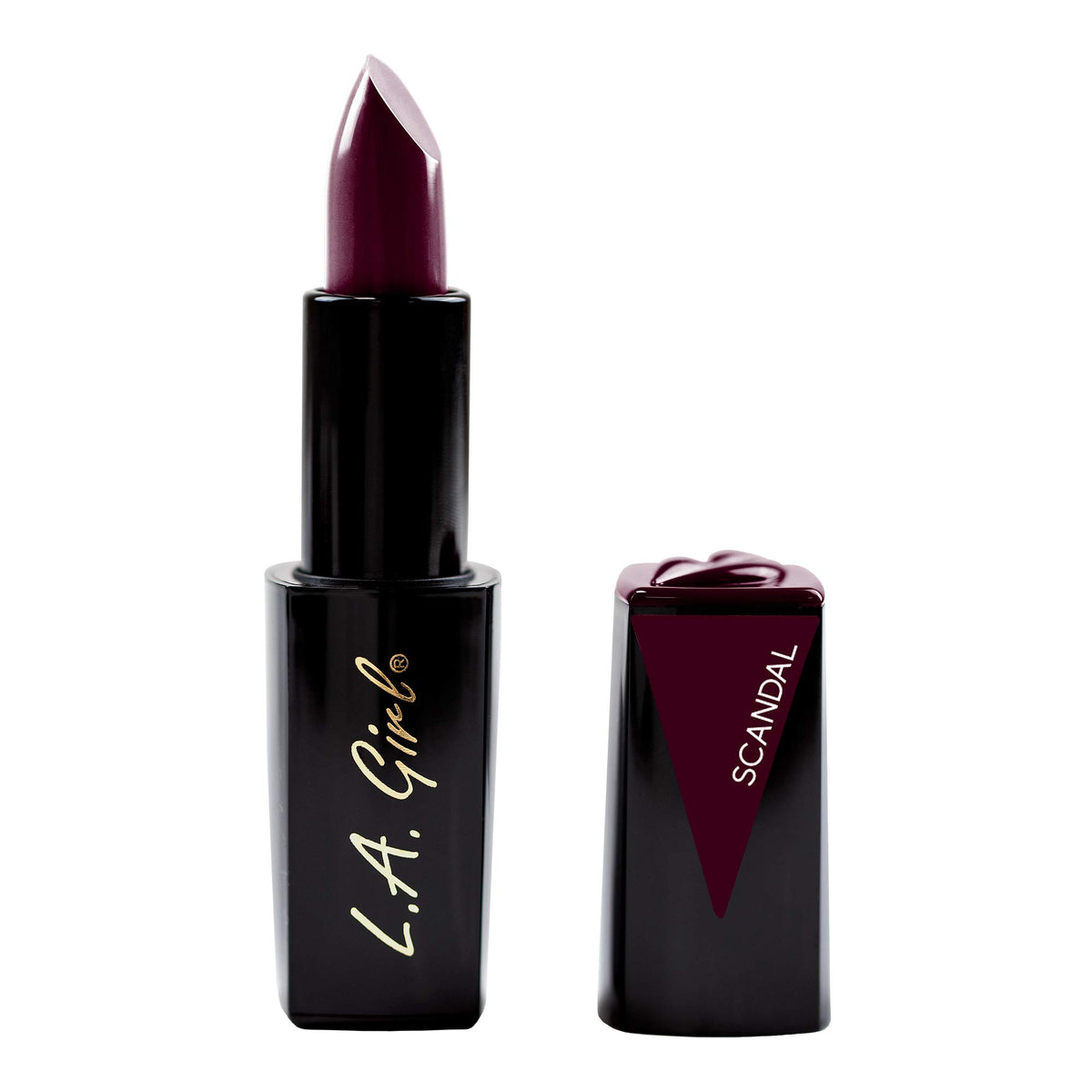 L.A. Girl Lip Attraction Lipstick - Scandal, 1 Oz, Long-Lasting Color, Smooth Finish