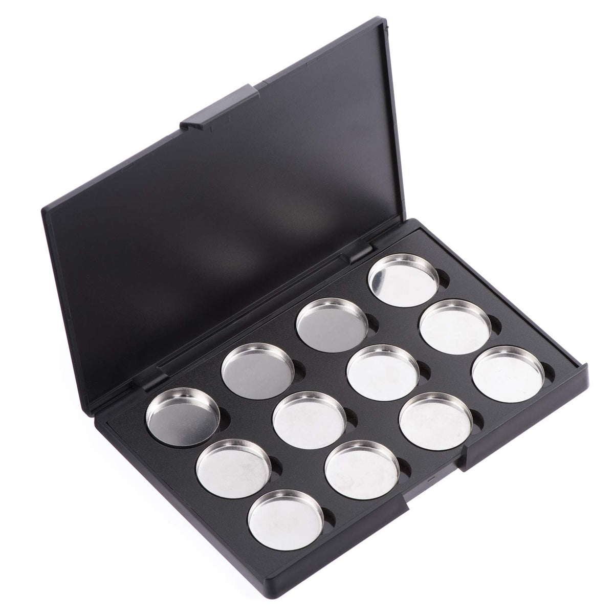 Allwon Magnetic Eyeshadow Palette With 12 Metal Pans - 5.9X3.9 Inch Makeup Organizer