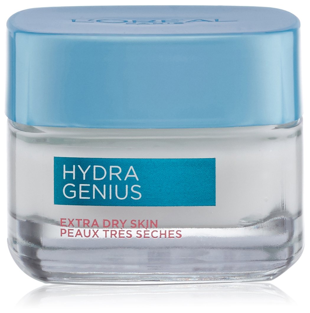 L'Oreal Paris Hydra Genius Oil-Free Moisturizer With Hyaluronic Acid For Extra Dry Skin, 3.04 Oz