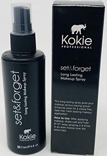 Kokie Cosmetics Setting Spray - Long-Lasting, Hydrating 3 Oz Makeup Fixer