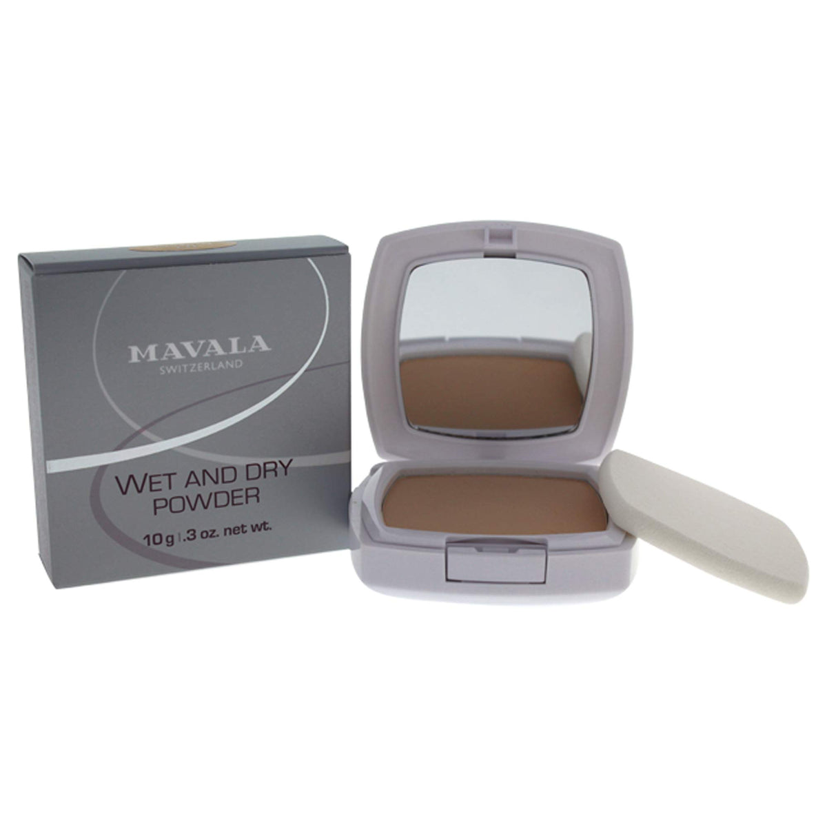 Mavala Wet And Dry Powder, No.03 Nomade, 0.3 Ounce - Lightweight Makeup For Flawless Skin