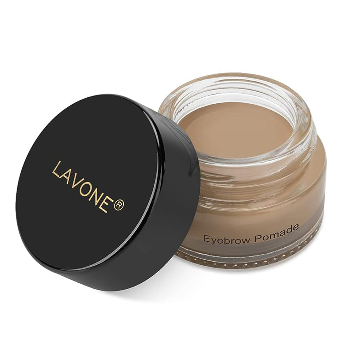 Lavone Waterproof Eyebrow Pomade - Smudge Proof, Long-Lasting, Natural Makeup In Taupe