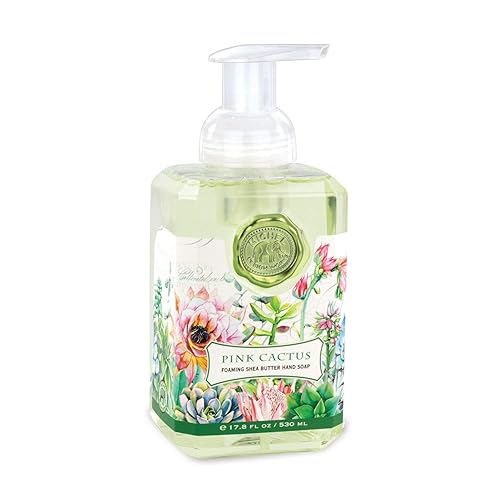 Michel Design Works Foaming Hand Soap - Pink Cactus, 17.8 Fl Oz, Refreshing & Floral Scent