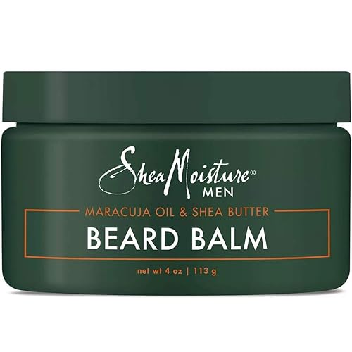 Sheamoisture Men'S Beard Balm, All Natural Maracuja Shea Butter, 4 Oz - Shape & Define