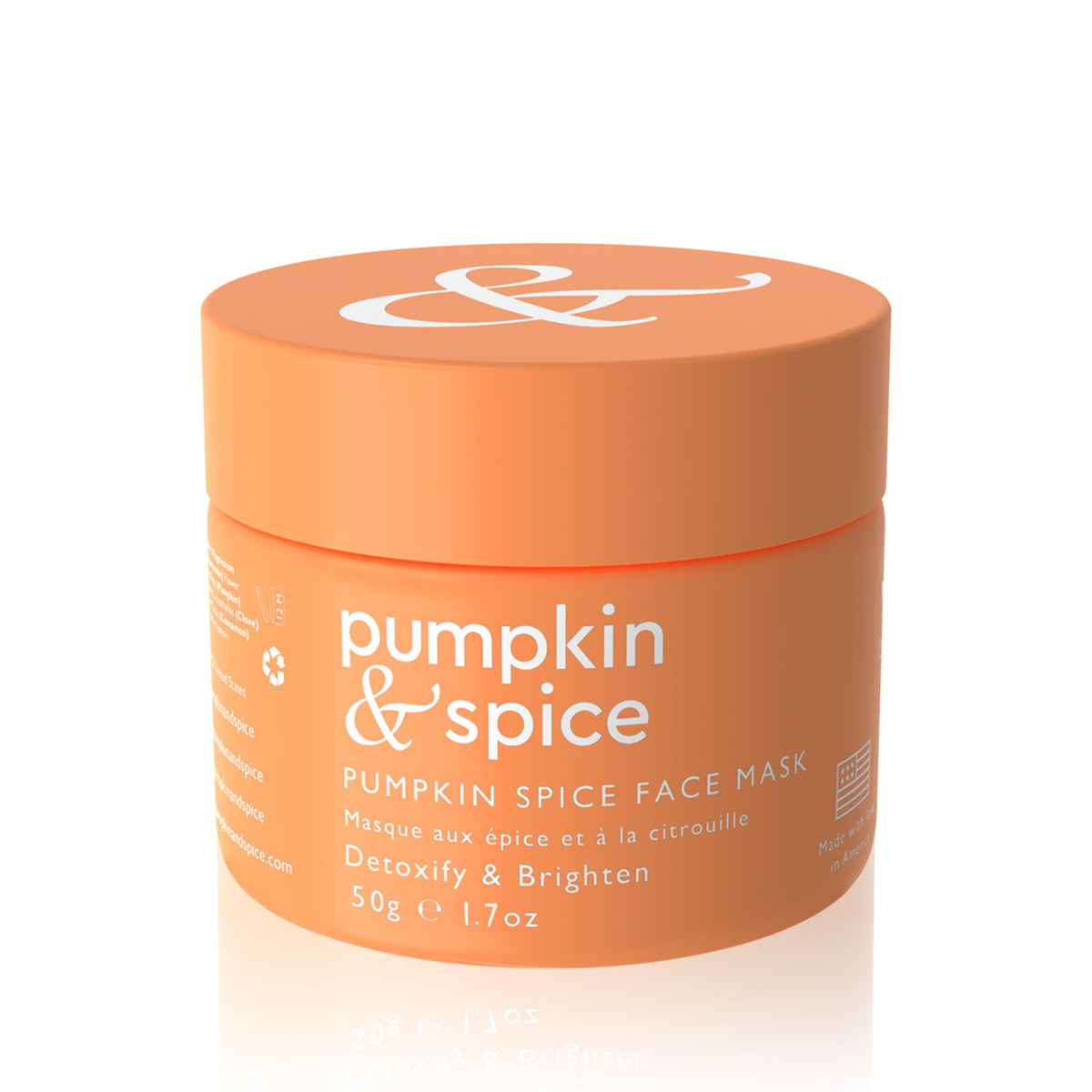 Pumpkin And Spice Pumpkin Spice Clay Facial Mask | Minimizes Pores, Hydrates, 50G