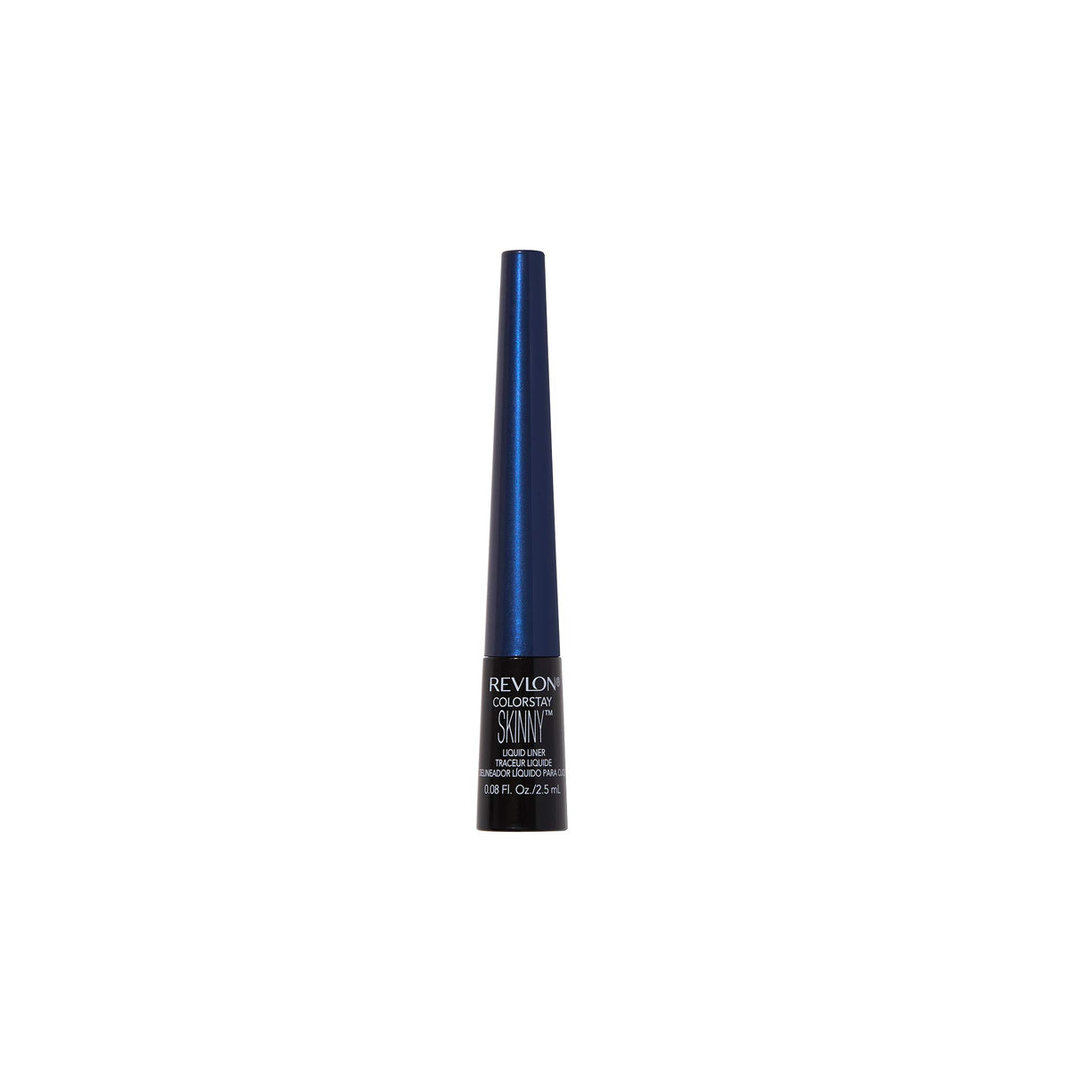 Revlon Colorstay Skinny Liquid Eyeliner, Waterproof, Smudge-Proof, Navy Shock, 0.08 Oz