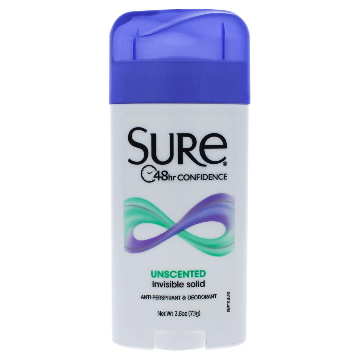 Sure Invisible Solid AntiPerspirant  Deodorant  Unscented  26 Ounce ID71717