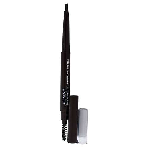 Almay Eyebrow Pencil & Brush, Hypoallergenic, Brunette, 0.01 Oz - Perfect Brows Made Easy