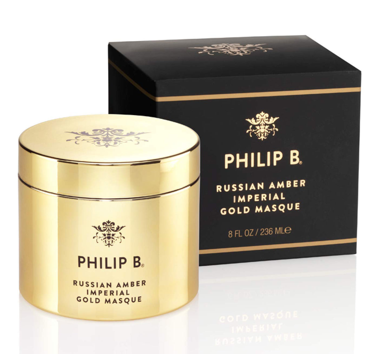 Philip B Russian Amber Imperial Gold Masque - 8 Fl Oz Hydrating Hair Treatment