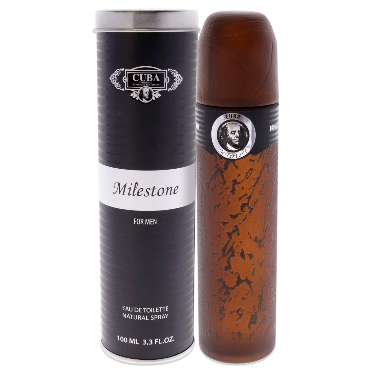 Cuba Milestone For Men Eau De Toilette Spray, 3.3 Oz - Signature Fragrance For Him