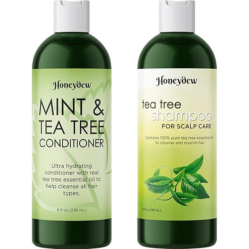 Maple Holistics Cleansing Swimmers Shampoo & Conditioner Set - Sulfate Free, Tea Tree, 8 Fl Oz