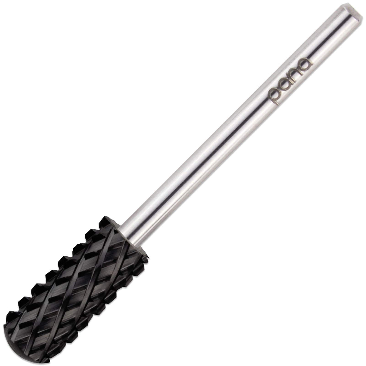 Pana Dlc Black Small Barrel Nail Drill Bit - 3/32&quot; Shank, 4X Coarse Grit For Manicure