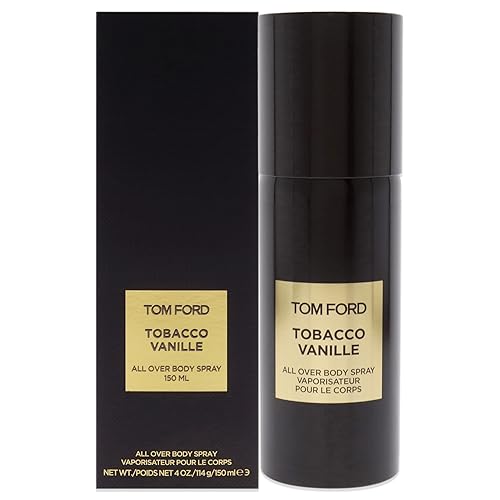 Tom Ford Tobacco Vanille All Over Body Spray, 150 ml - Luxurious Scent for Men & Women, 5.07 Fl Oz, Long-Lasting Fragrance