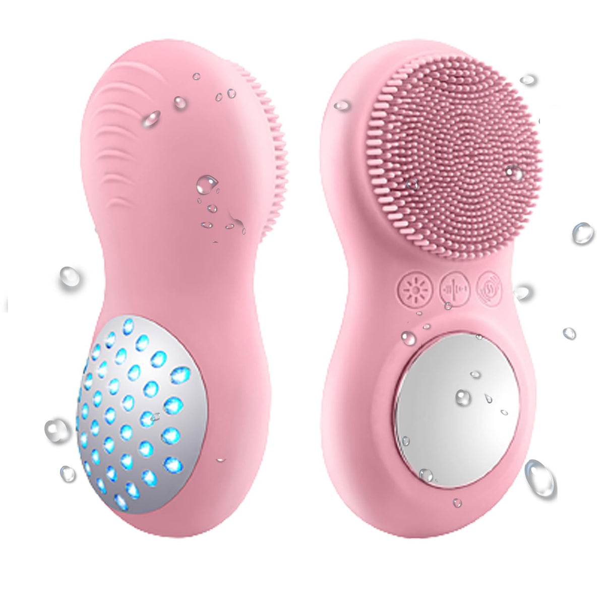 Fantasyday Silicone Facial Cleansing Brush - Waterproof Exfoliator For Deep Cleansing & Brightening