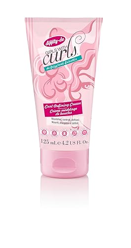 Dippity Do Girls With Curls Leave-In Cream - Anti-Frizz, Shea Butter & Coconut Oil, 4.2 Oz