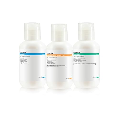 Acne.Org Regimen Kit 3.4 Oz - Complete 3 Step Acne Treatment For Clear Skin