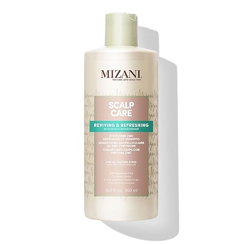 Mizani Scalp Care Dandruff Shampoo With Pyrithione Zinc For Curly Hair, 16.9 Fl Oz