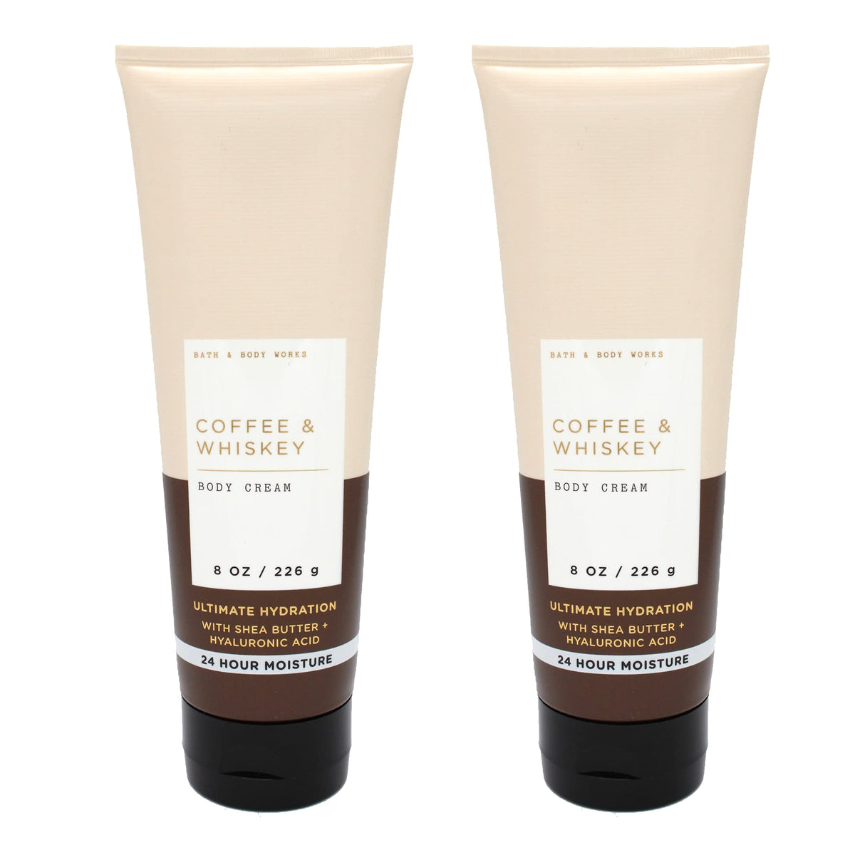 Myt Coffee & Whiskey Hydration Body Cream 8Oz - Shea Butter & Hyaluronic Acid, Pack Of 2