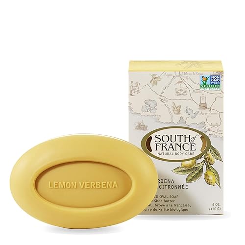 South Of France Lemon Verbena French Milled Soap, 6 Oz - Natural Bar Soap For Nourished Skin