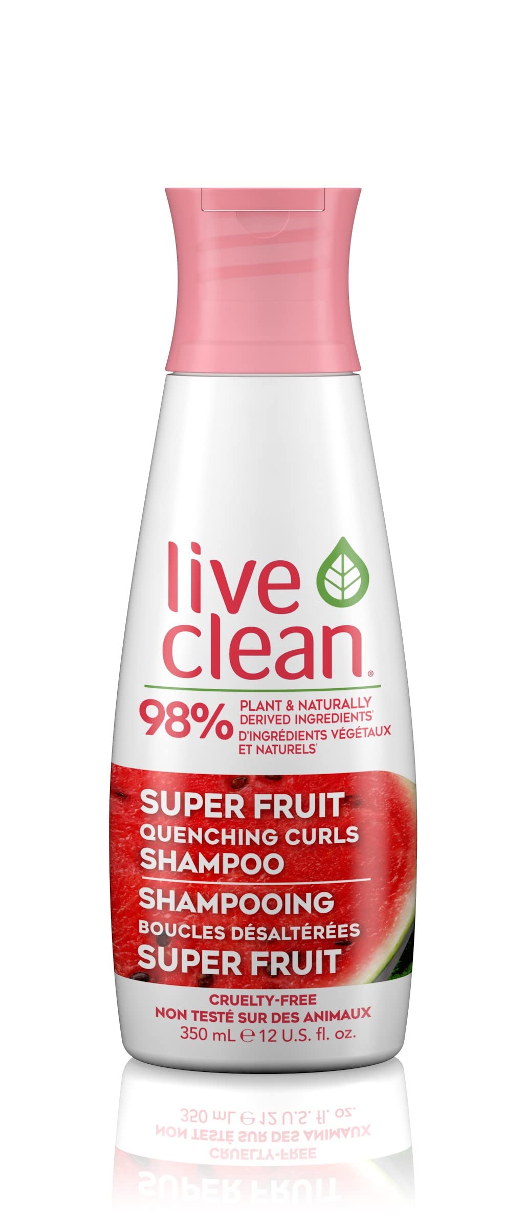 Live Clean Super Fruit Waters Shampoo For Quenching Curls, 12 Oz - Moisturizing Hair Care