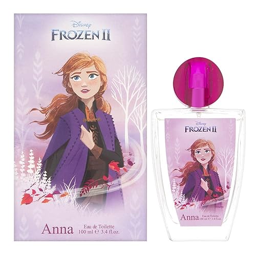 Disney Frozen II Anna Eau De Toilette Spray for Girls, 3.4 oz - Fun, Fragrant Perfume Gift for Kids