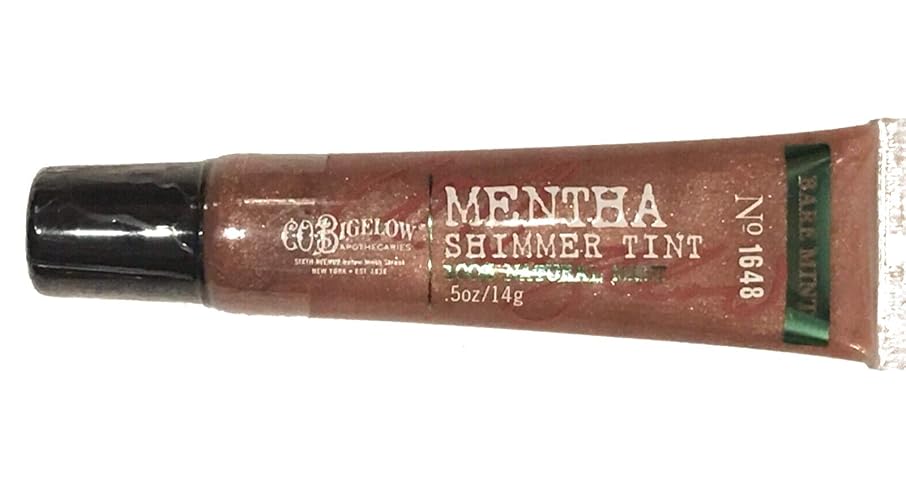 C.O. Bigelow Mentha Shimmer Lip Gloss - Deep Plum, 0.5 Oz, Refreshing Mint Flavor