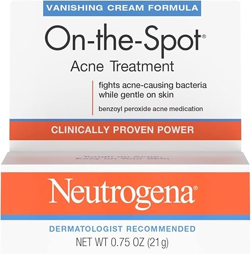 Neutrogena On-The-Spot Acne Treatment, 2.5% Benzoyl Peroxide, 0.75 Oz,