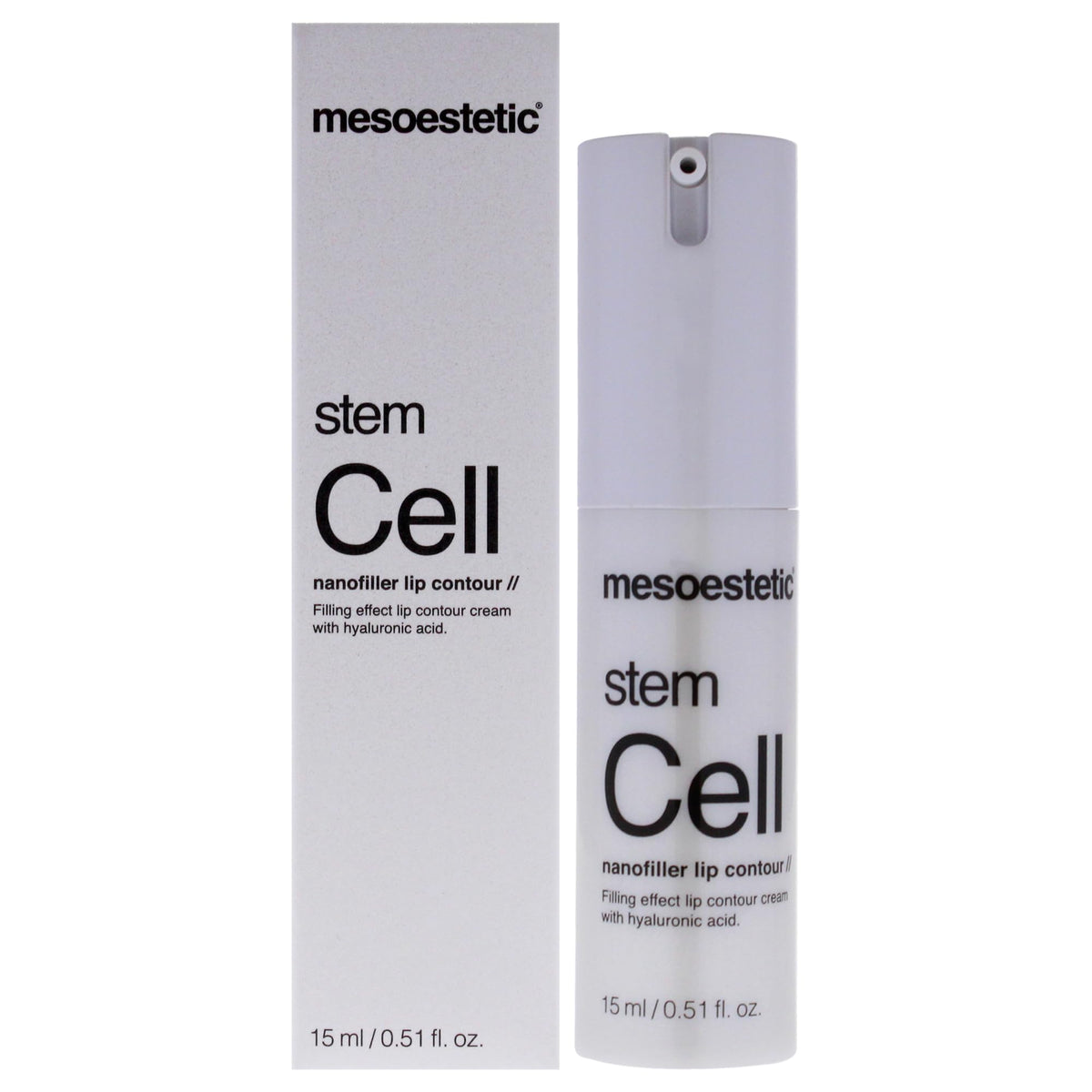 Mesoestetic Stem Cell Nanofiller Lip Contour for Unisex  05 oz Cream