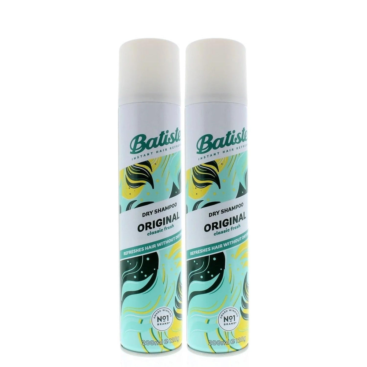 Batiste Dry Shampoo Original - Refresh Hair, Absorb Oil, Waterless Shampoo, 6.35 Oz, White