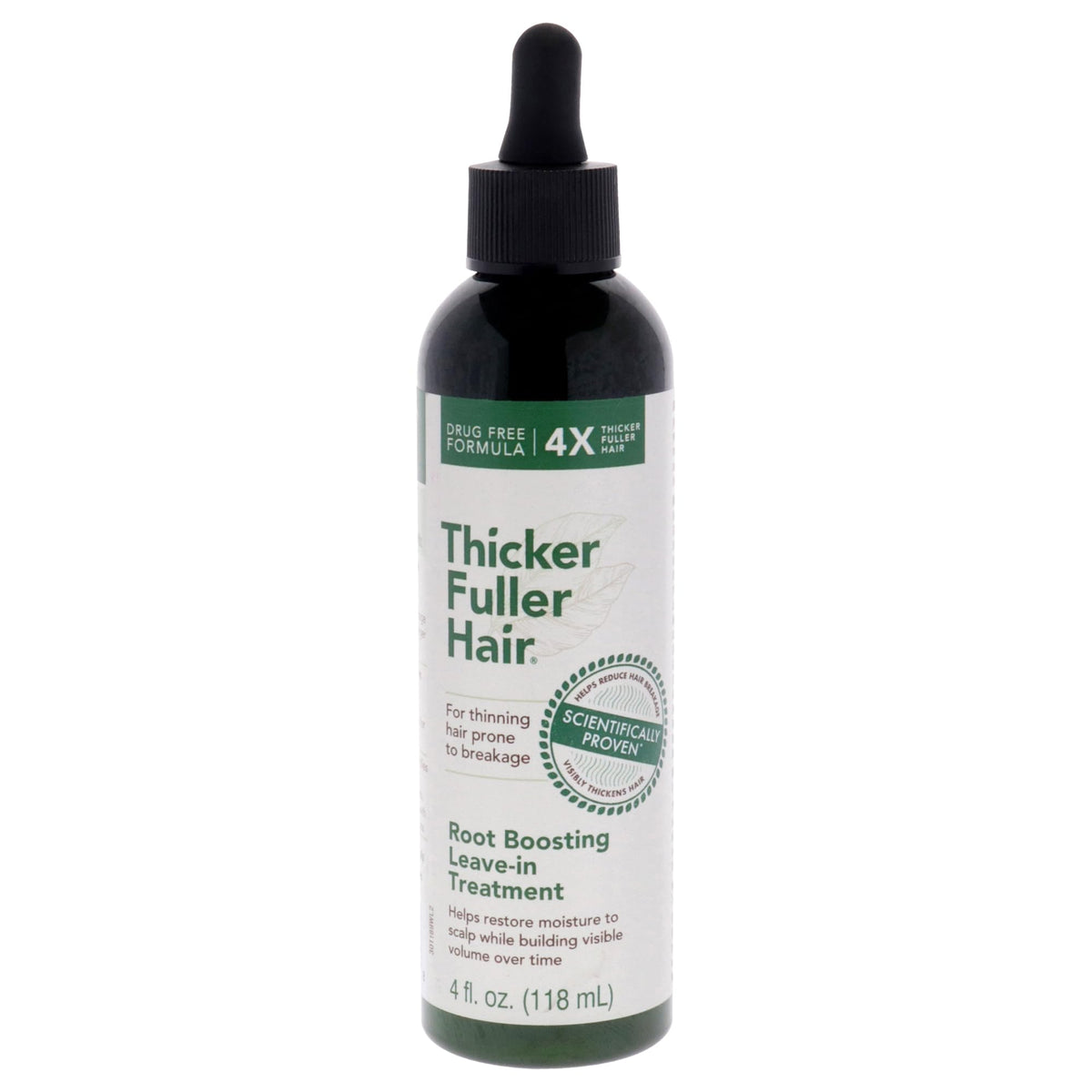 Thicker Fuller Hair Root Boosting LeaveIn Treatment  Leave In Hair Treatment  Natural Volume Builder  Moisturizing Scalp Tre