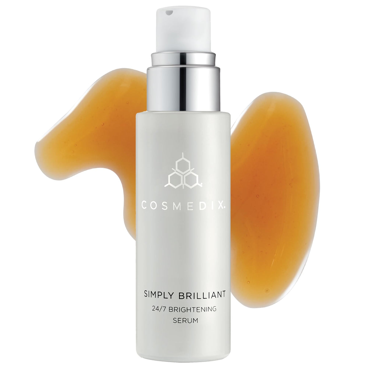 Cosmedix Simply Brilliant Brightening Serum 1 Fl Oz - L-Lactic Acid & Antioxidants, Gluten Free