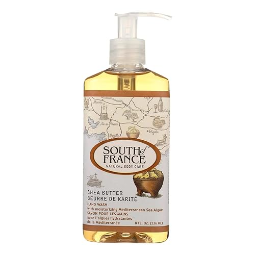 South Of France Shea Butter Hand Wash - 8 Ounces, Nourishing & Moisturizing Formula