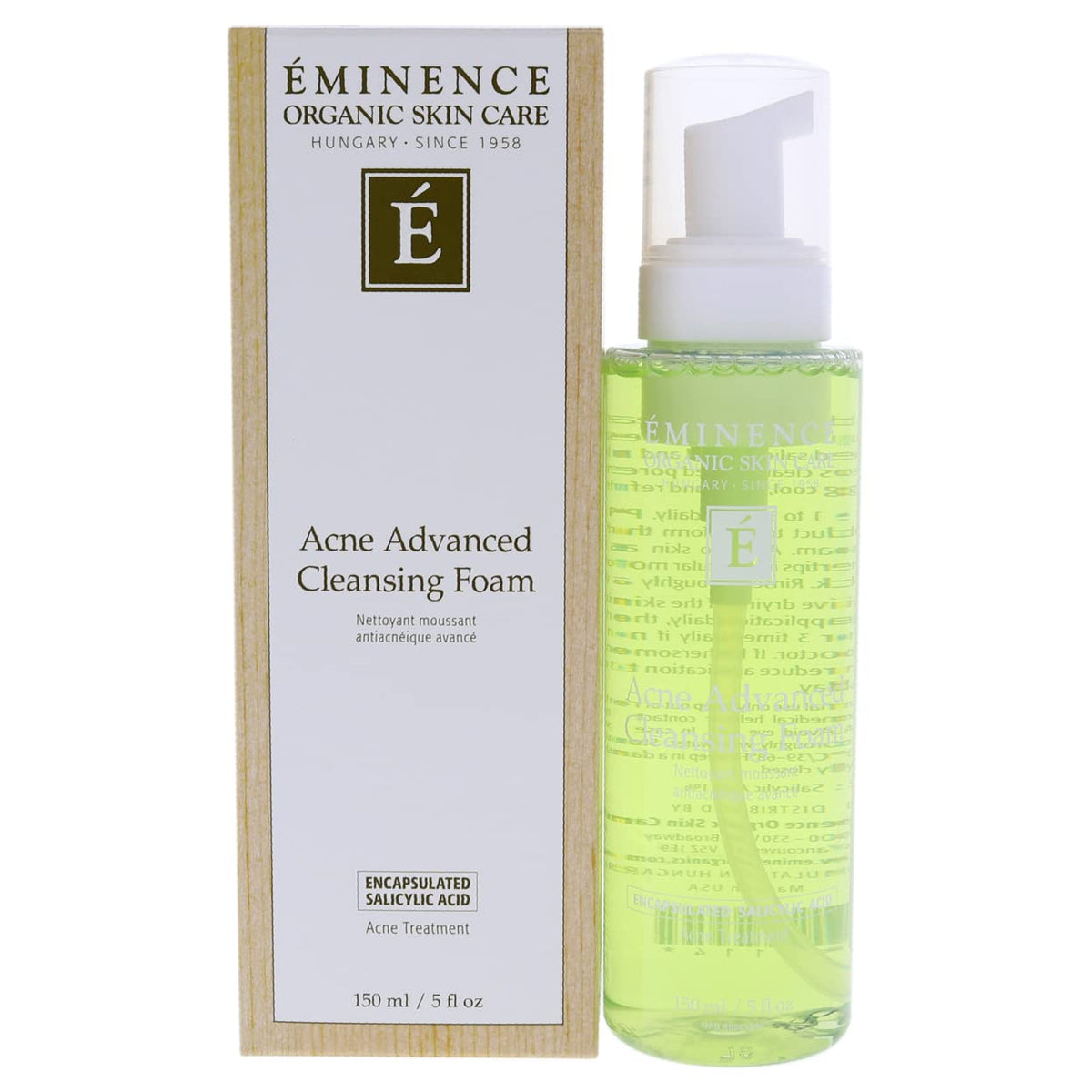 ÉMINENCE Acne Advanced Cleansing Foam - 5 oz Unisex Cleanser for Clear Skin