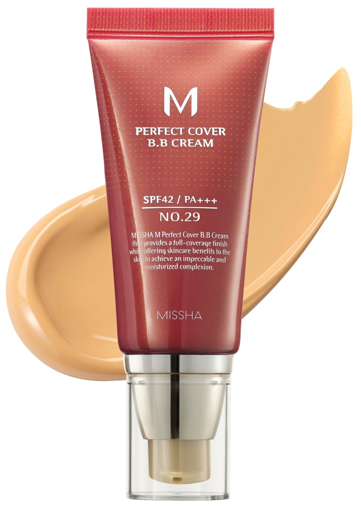 Missha M Perfect Bb Cream No.29 Caramel Beige Spf 42 - Tinted Moisturizer 1.69 Fl Oz