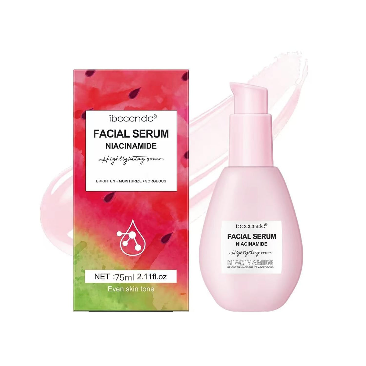 Sheepfly Watermelon Niacinamide Serum 75Ml - Hydrating, Brightening, Lightweight Toner