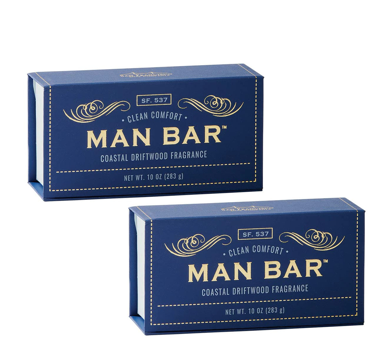 San Francisco Soap Man Bar 10 Oz. Soap - Coastal Driftwood (2-Pack)