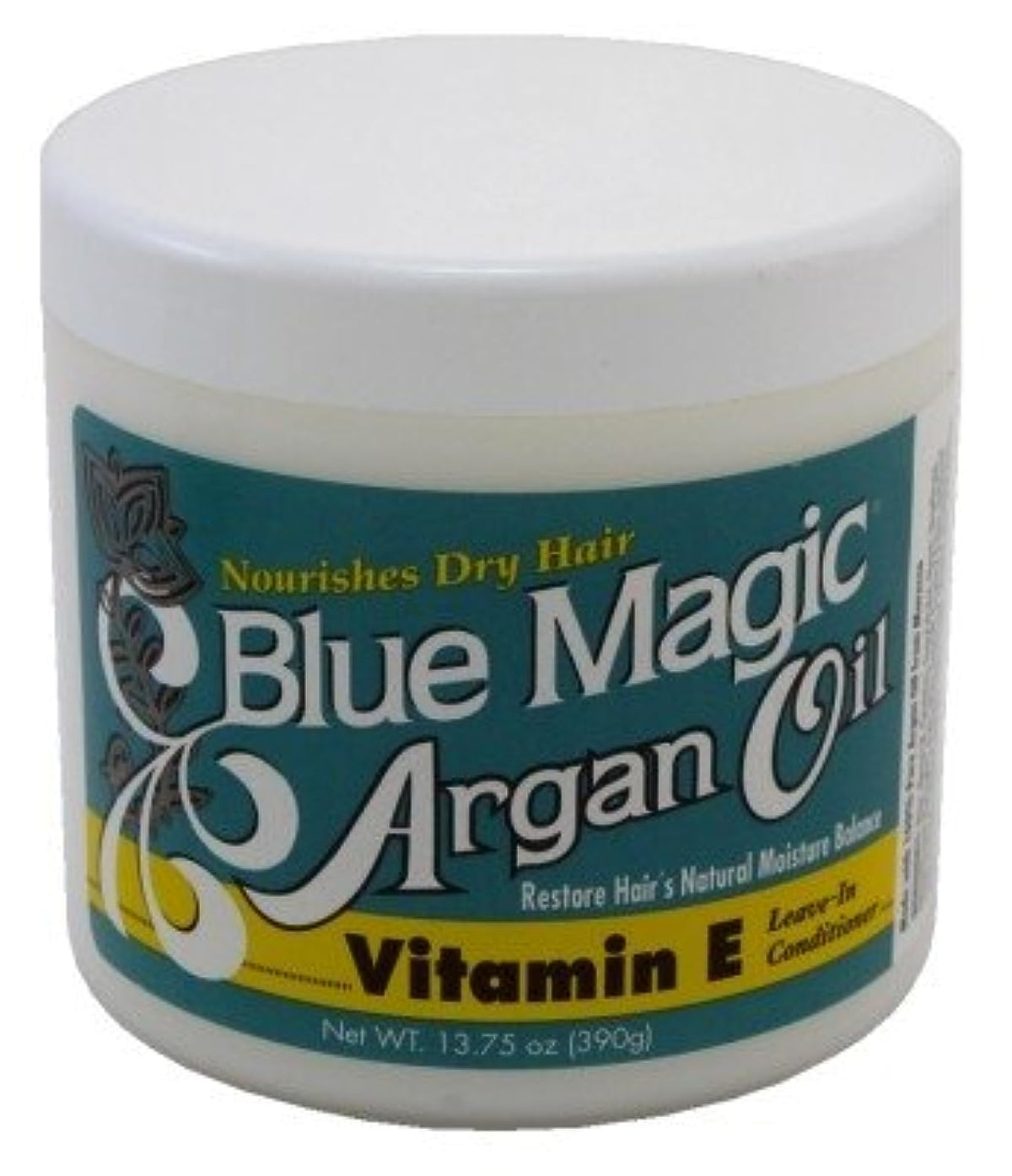 Blue Magic Argan Oil & Vitamin E Leave-In Conditioner, 13.75 Oz, 3 Pack