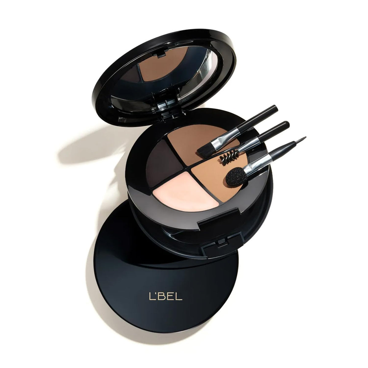 L'BEL Perfecting Kit for Perfect Brows and Eyes - Brown 4.4g