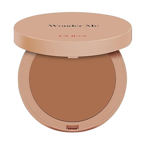 Pupa Milano Wonder Me Matte Bronzer - Sweat Resistant, Talc Free, 0.26 Oz - Dark Warm 004