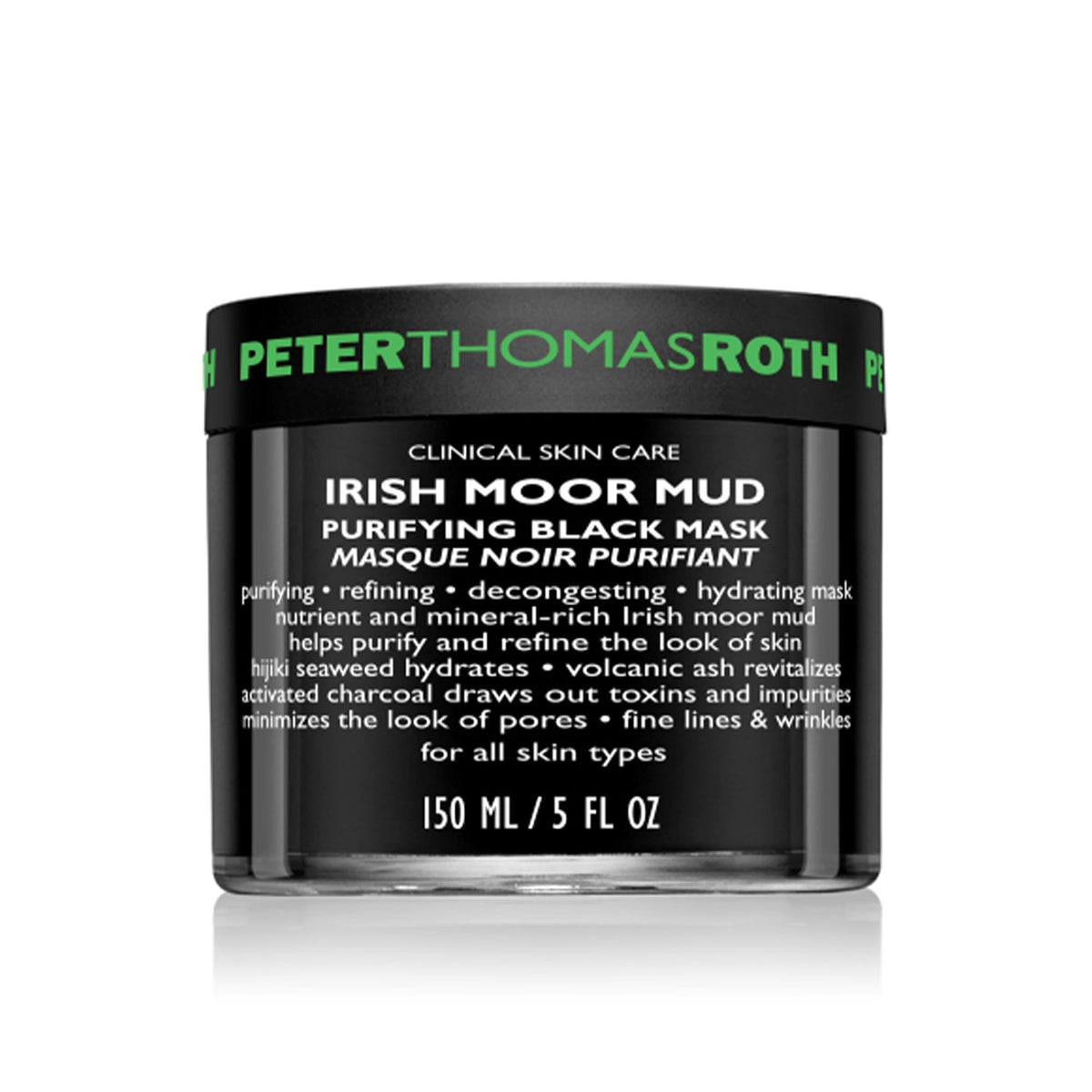 Peter Thomas Roth Irish Moor Mud Mask - Purifying Facial Treatment, Reduces Pores & Fine Lines, 5 Fl Oz