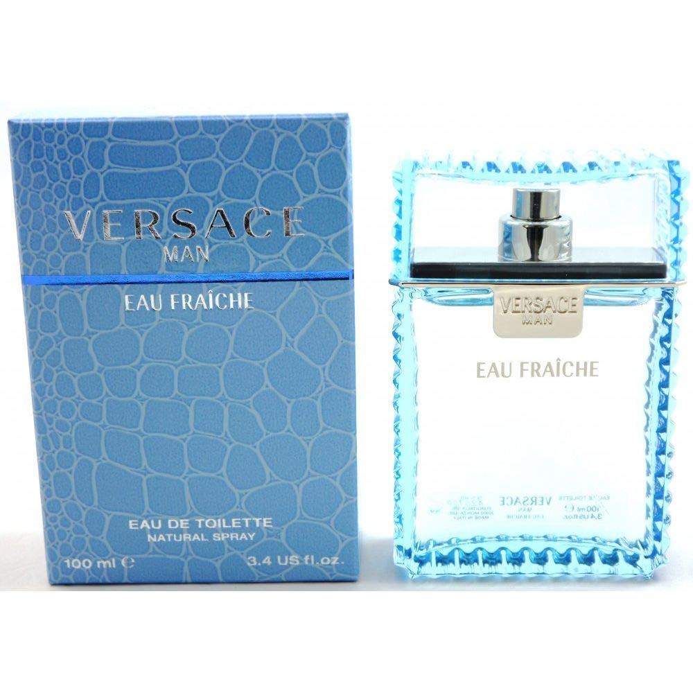 Versace Man Eau Fraiche Eau De Toilette Spray 3.4 Oz - Fresh Men'S Fragrance By Gianni